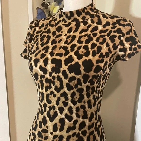 Scary Spice Leopard Print Maxi Dress - Picture 7 of 9